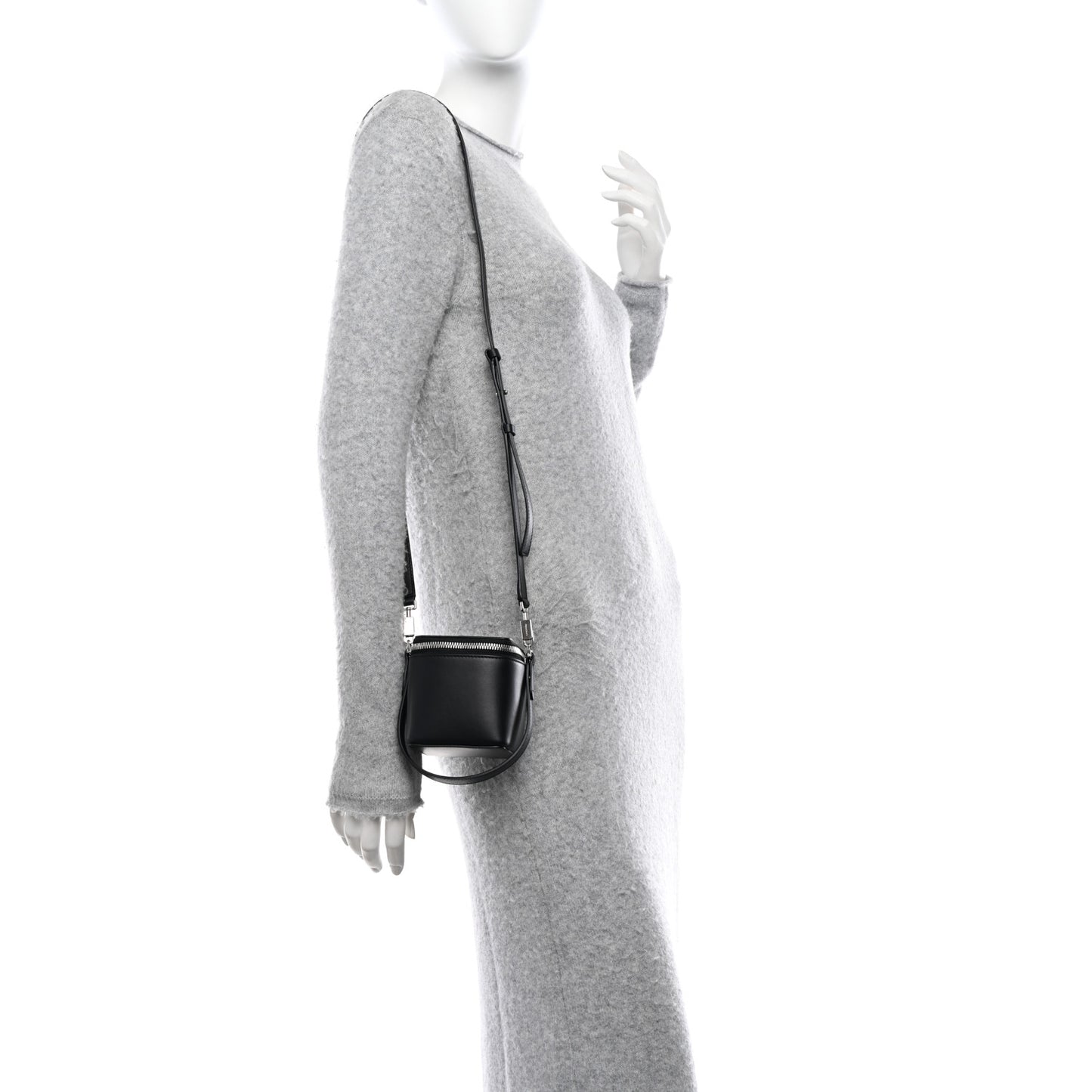 Calfskin Micro Vanity Bag Black