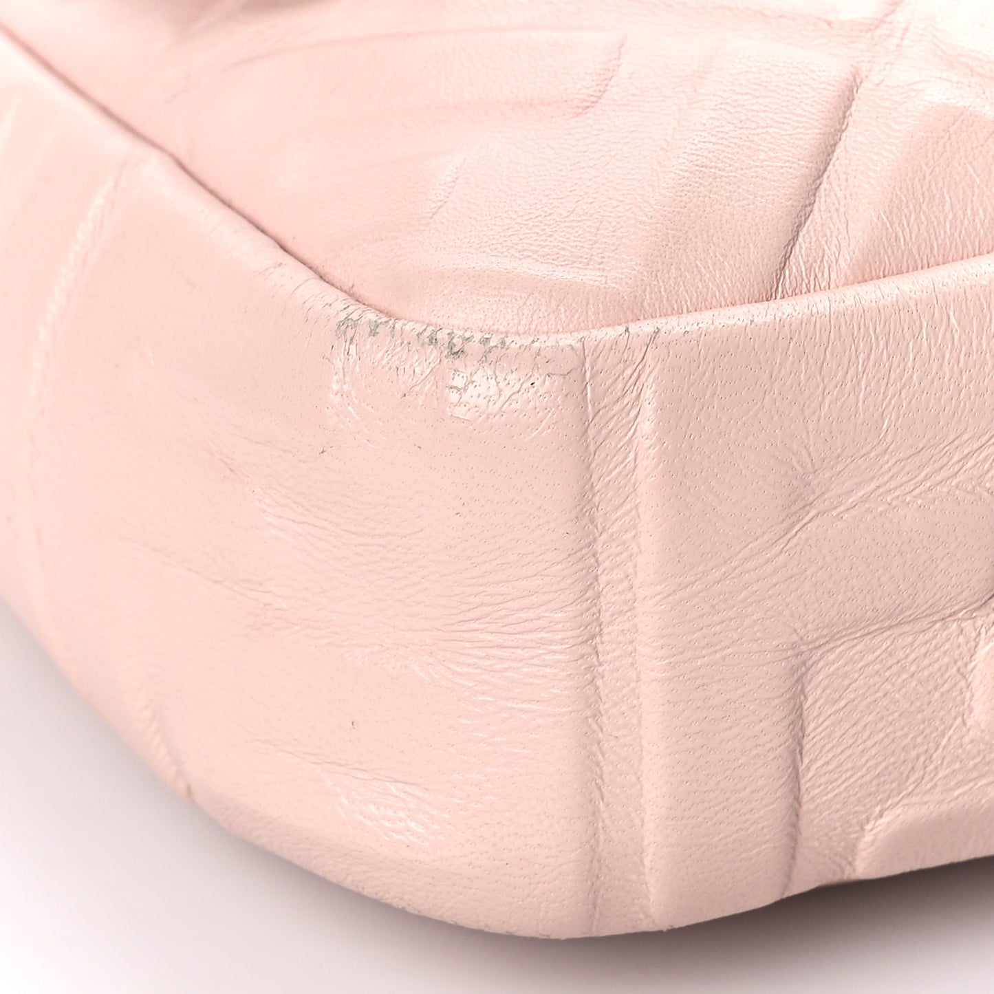 Nappa FF 1974 Embossed Baguette Rosa Quarzo