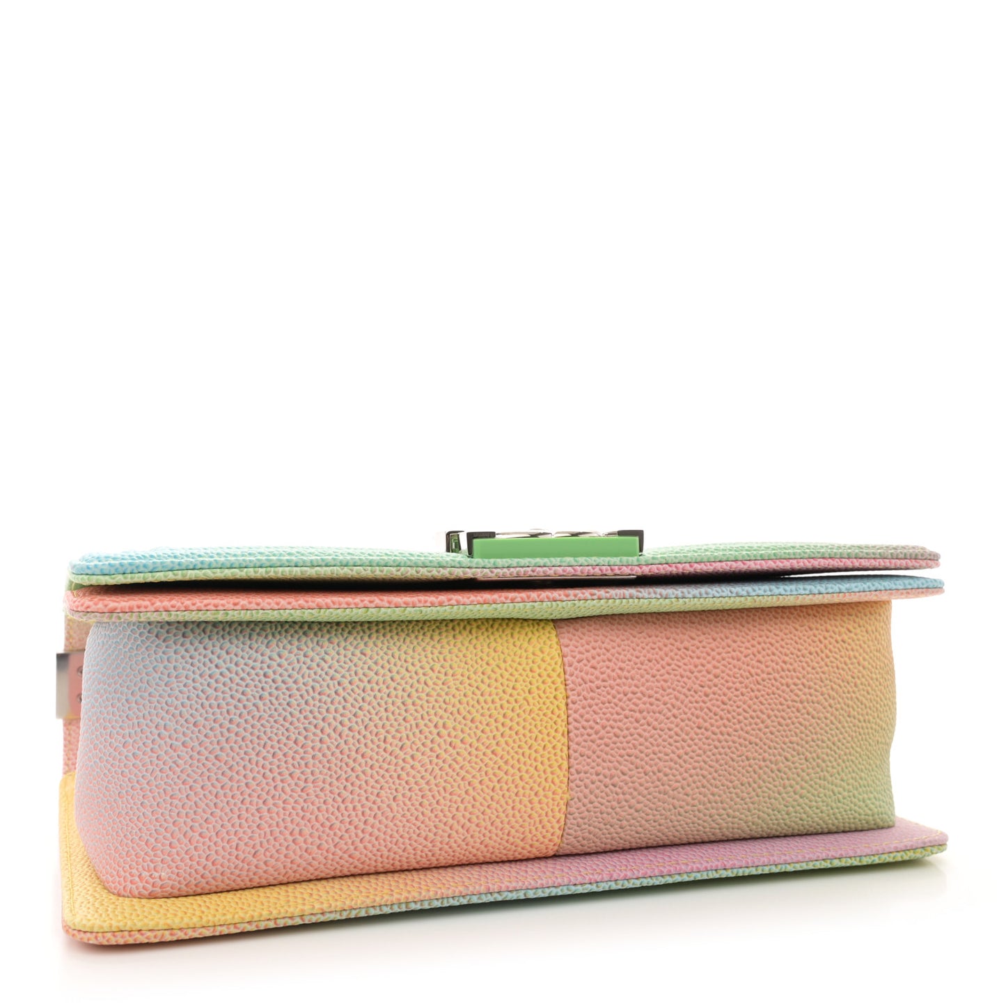 Caviar Quilted Medium Cuba Rainbow Boy Flap Multicolor
