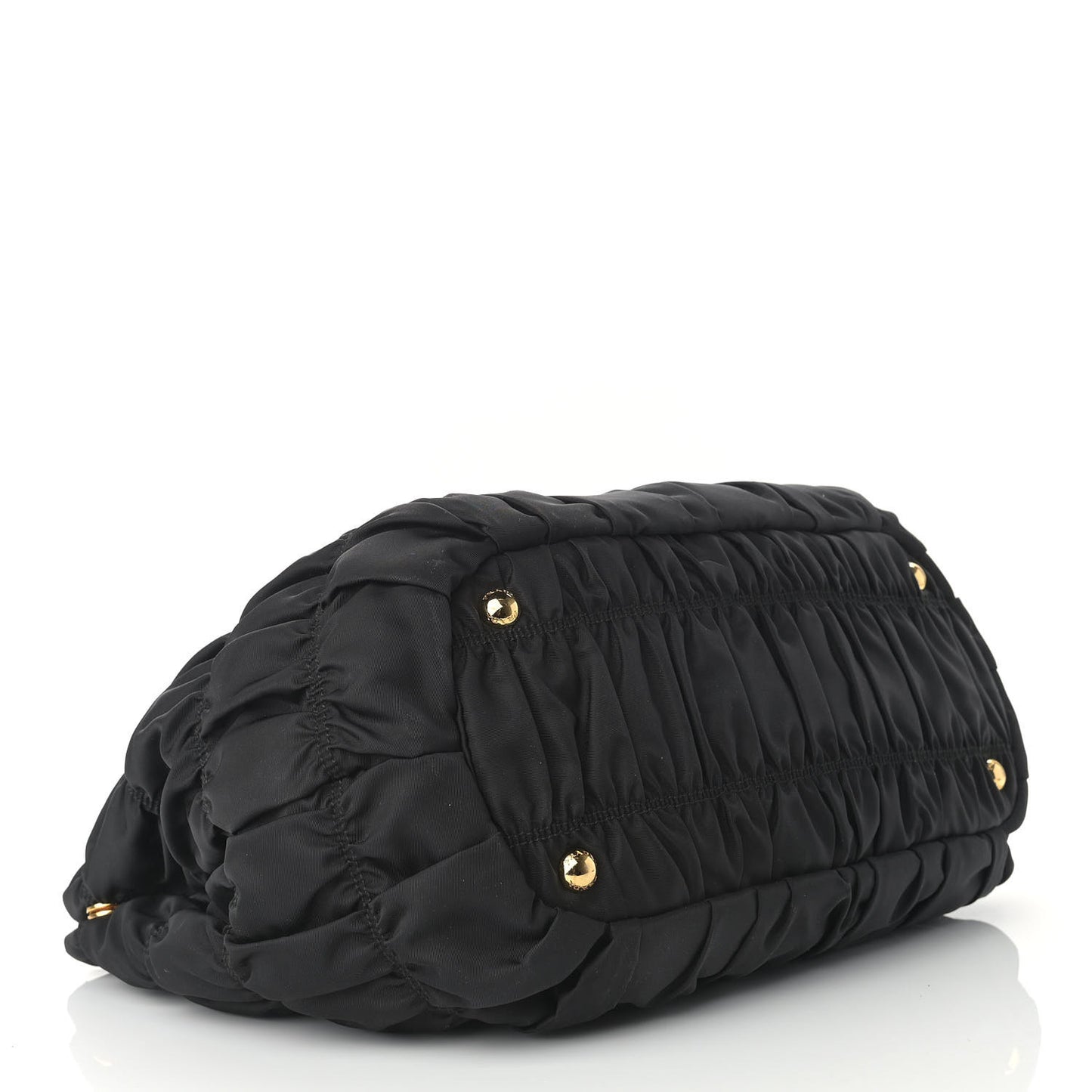 Tessuto Nylon Gaufre Tote Black