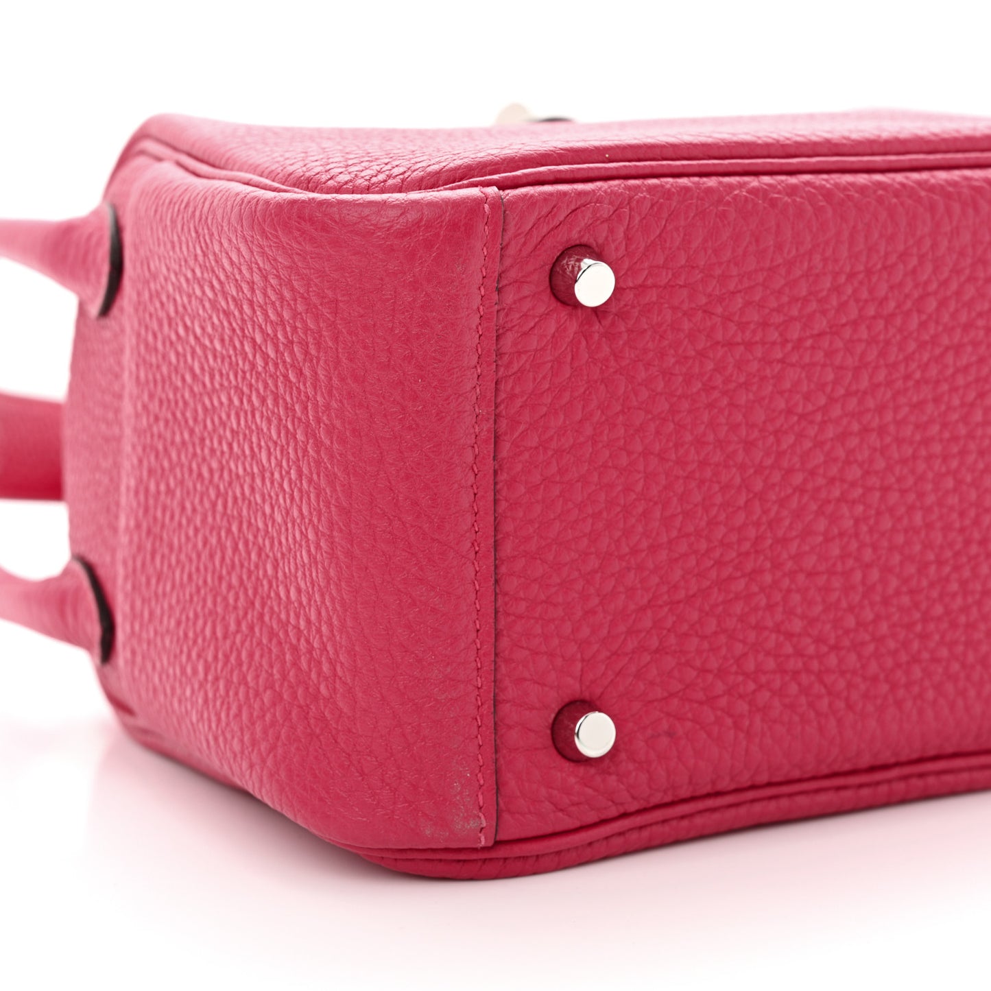 Taurillon Clemence Mini Lindy 20 Rose Pourpre