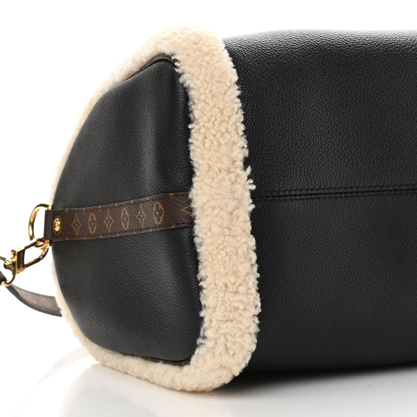 Calfskin Monogram Teddy Speedy Bandouliere 30 Black