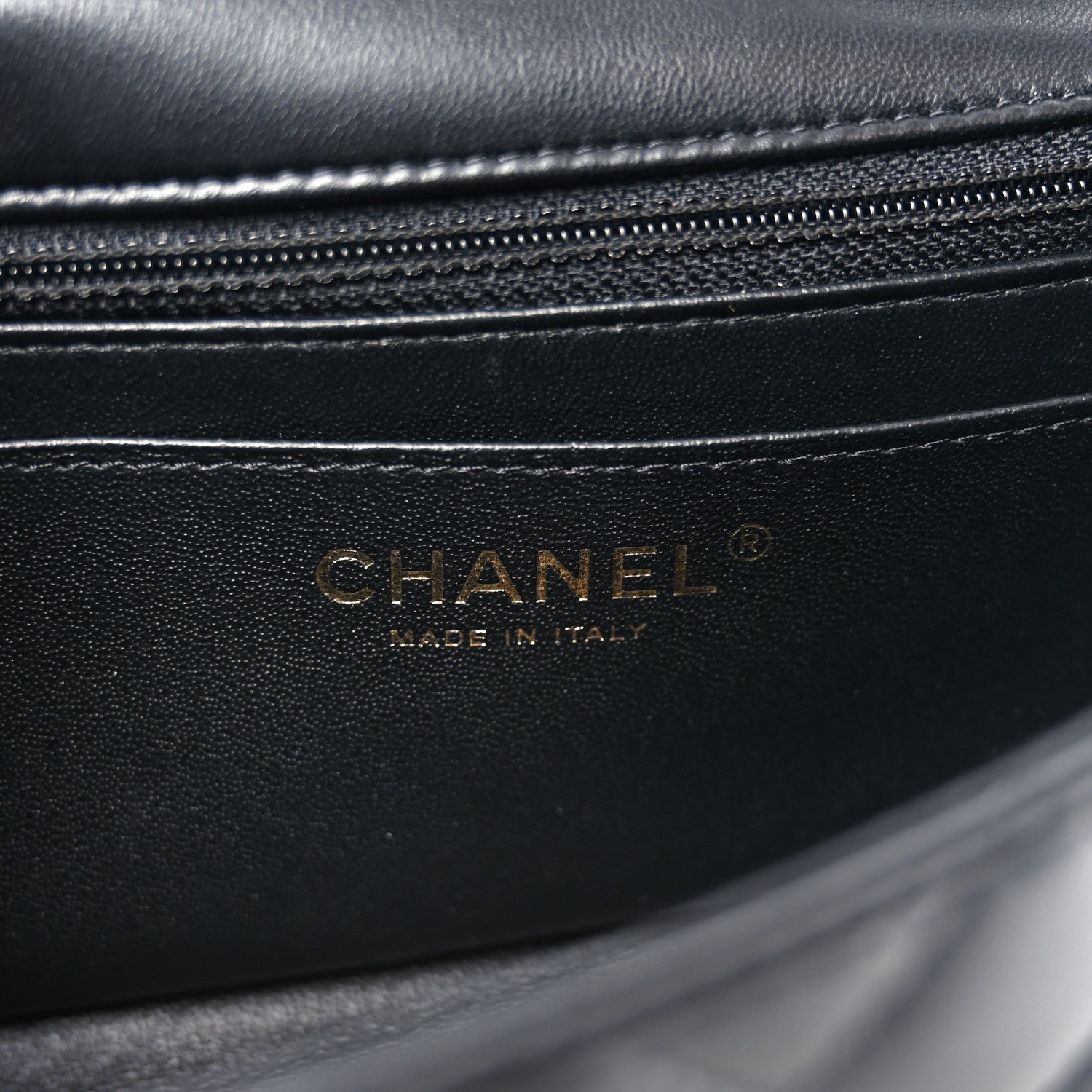 Chanel Lambskin Quilted Mini Rectangular Flap Black 6 of 11