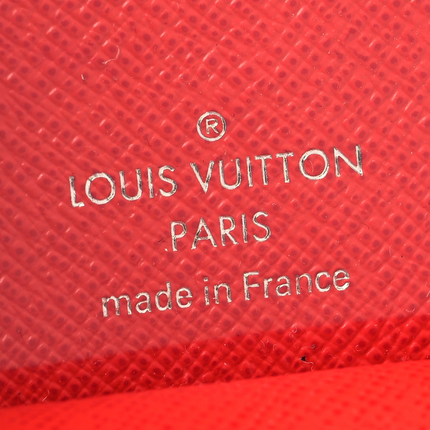 X SUPREME Epi Luggage Tag Red