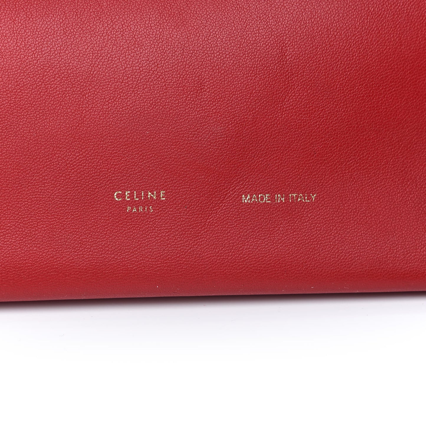 Lambskin Rolled Soft Trio Clutch Bright Red