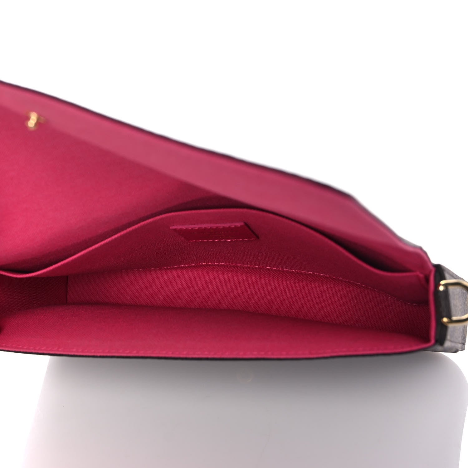 Louis Vuitton Monogram 2021 Christmas Animation Hollywood Pochette Felicie Chain Wallet Fuchsia 5 of 9