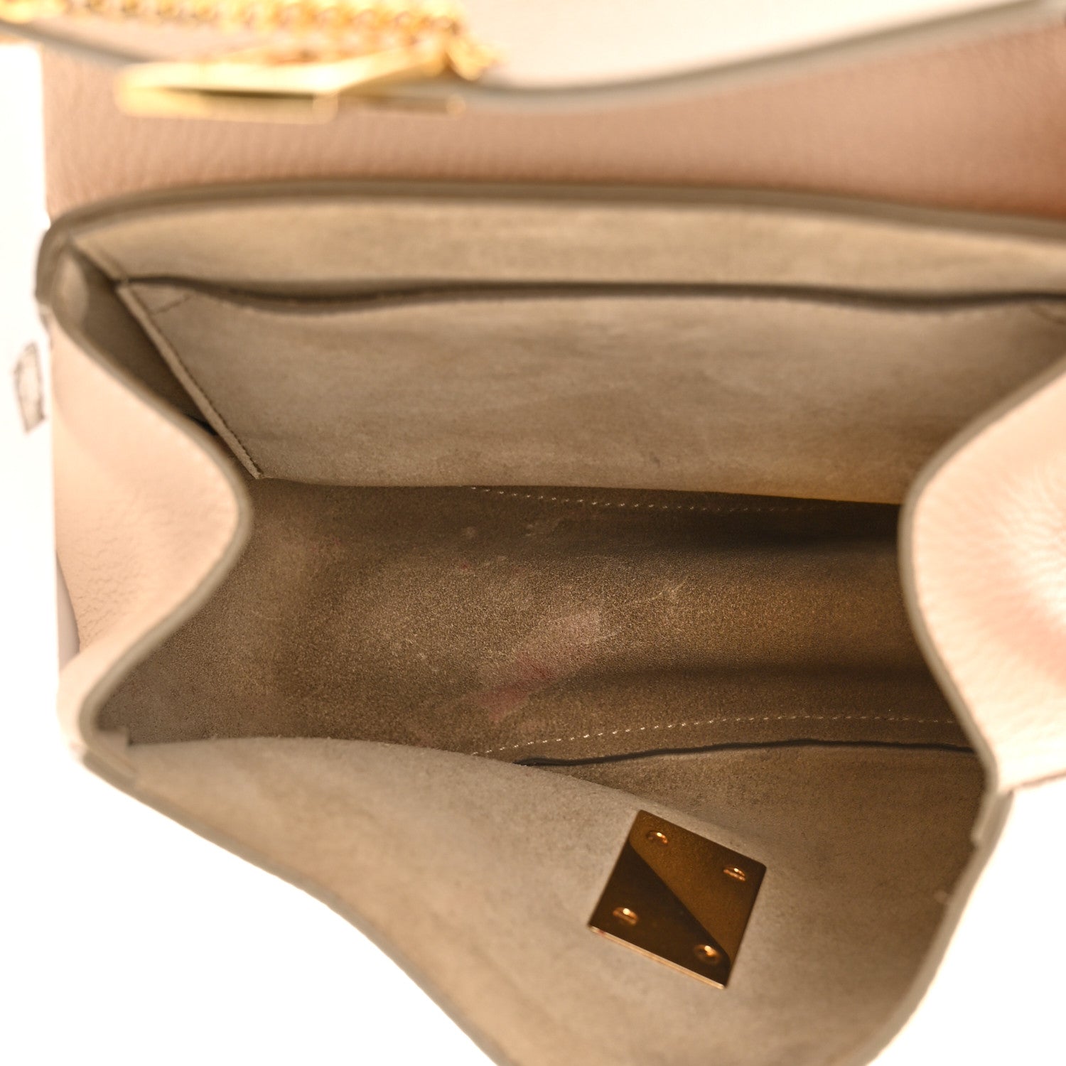 Chloe Grained Lambskin Drew Shoulder Bag Abstract White 5 of 12