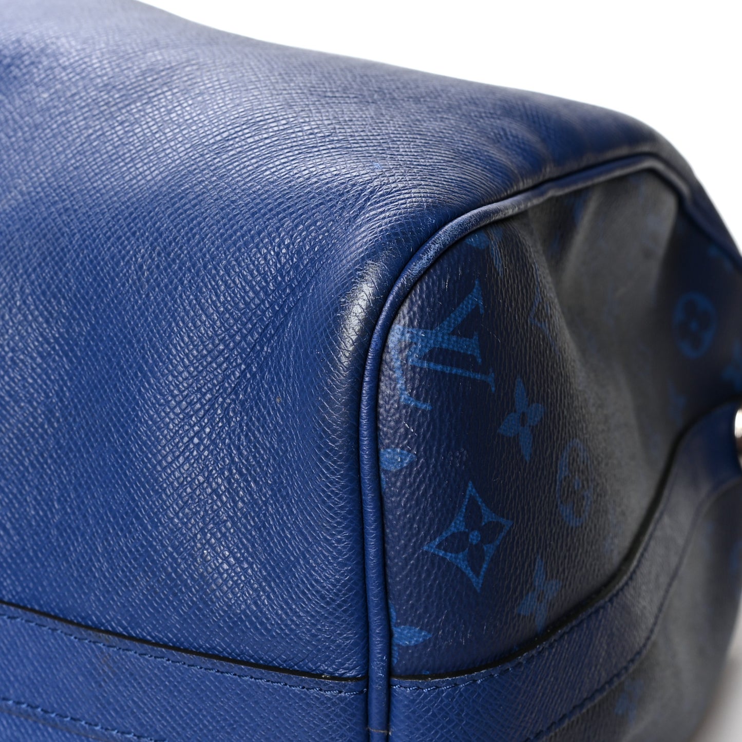 Taiga Monogram Eclipse Keepall Bandouliere 50 Pacific Blue