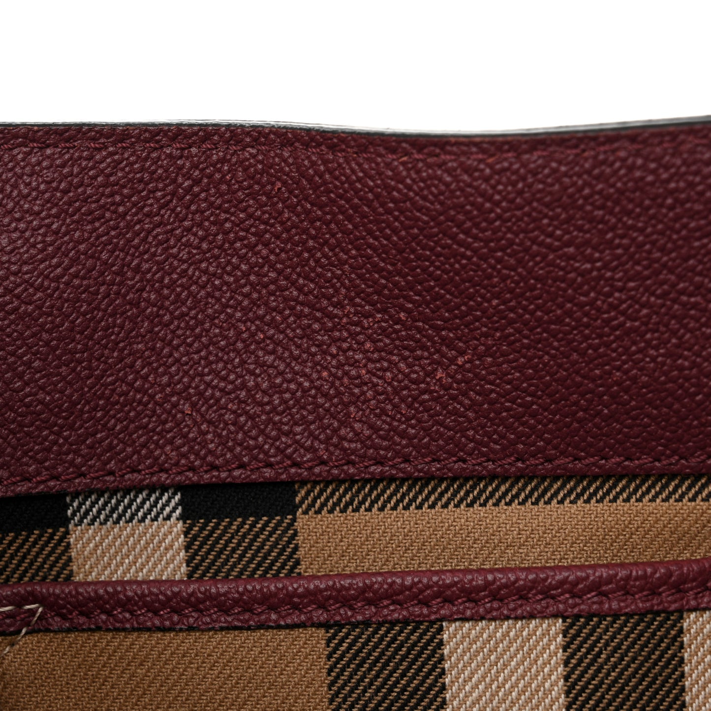 Soft Grain Medium Buckle Tote Dark Plum