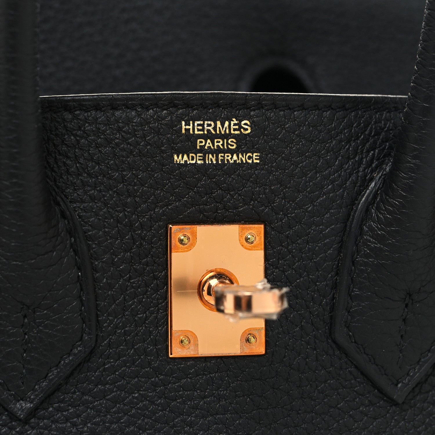 Hermes Togo Birkin 25 Black 6 of 13
