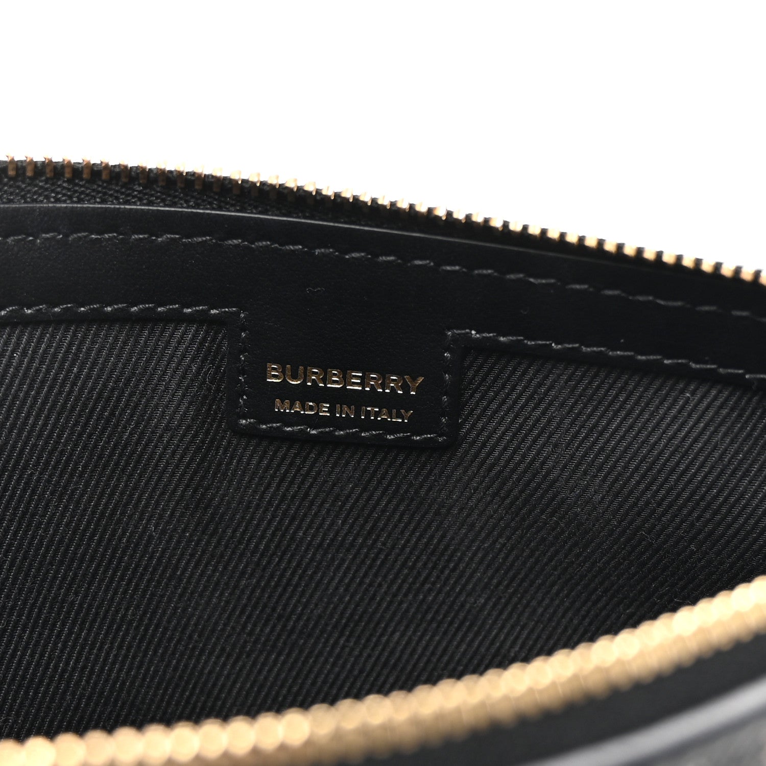 Burberry Vintage Check Calfskin Olympia Slim Pouch Archive Beige 6 of 9