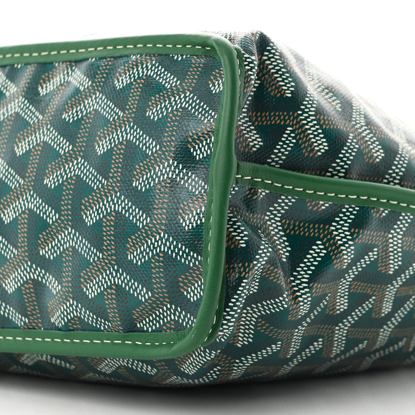 Goyardine Reversible Mini Anjou Green