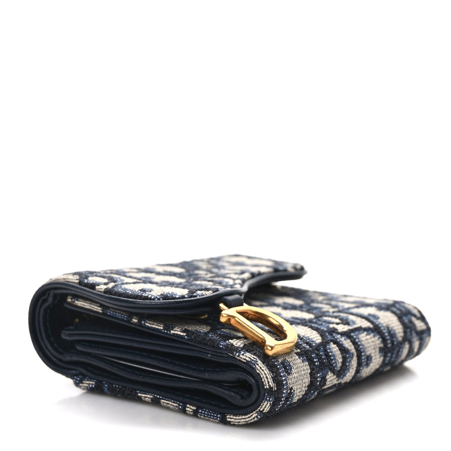 Saddle Lotus Wallet Blue