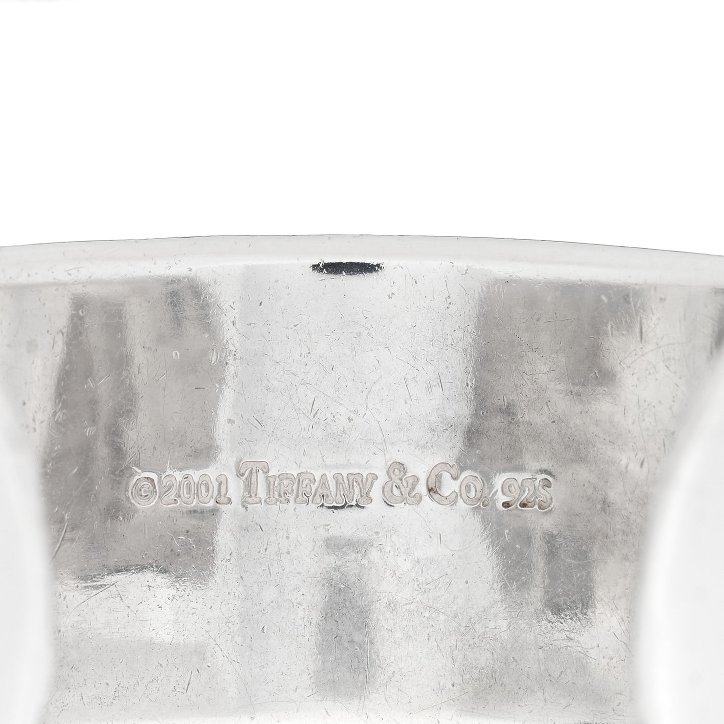 Sterling Silver Wide 1837 Cuff Bracelet