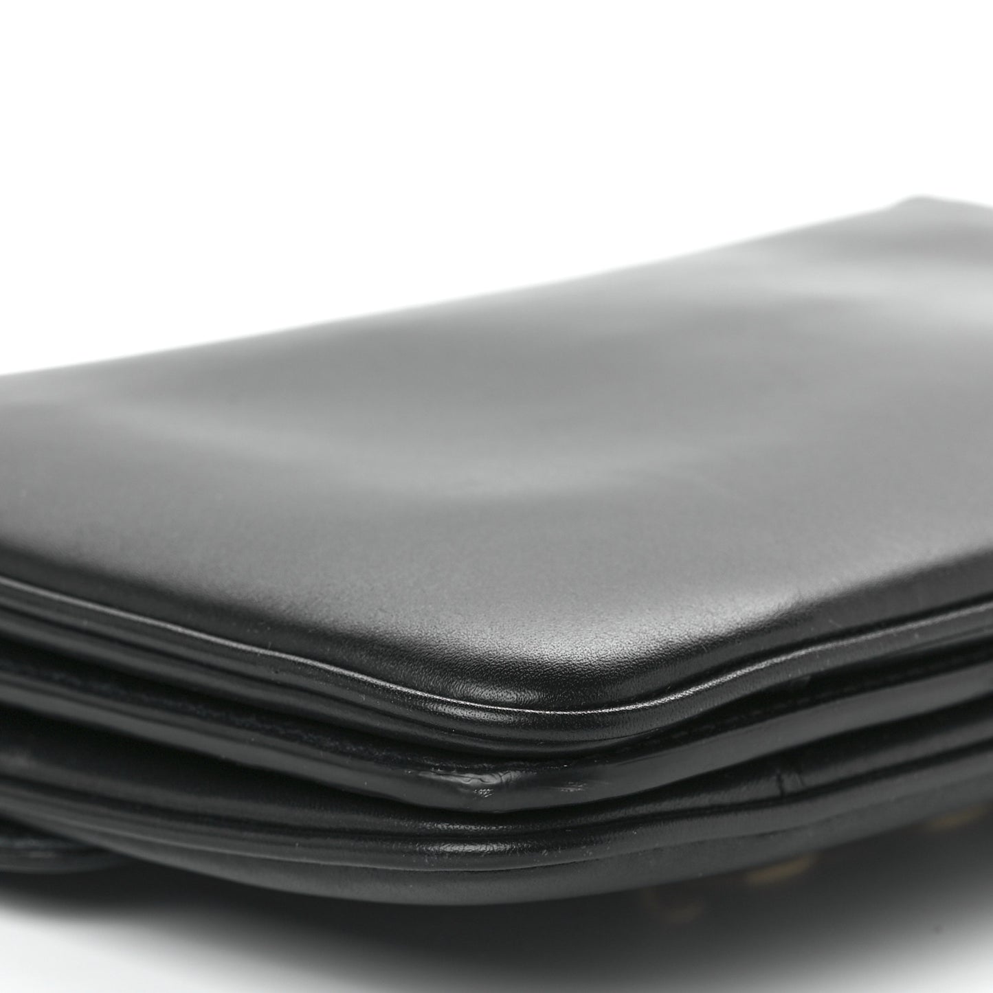 Smooth Calfskin Le Maillon Satchel Black