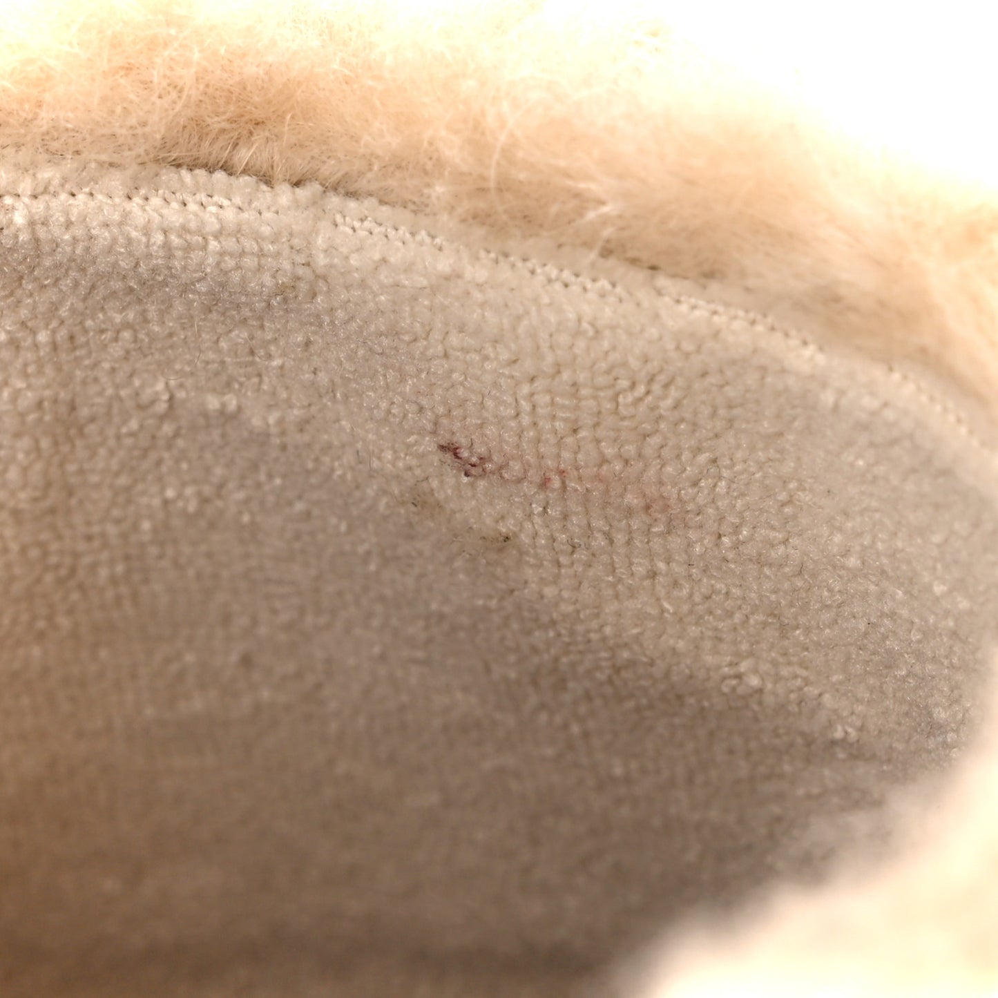 Shearling Lambskin Clogs 38 Beige