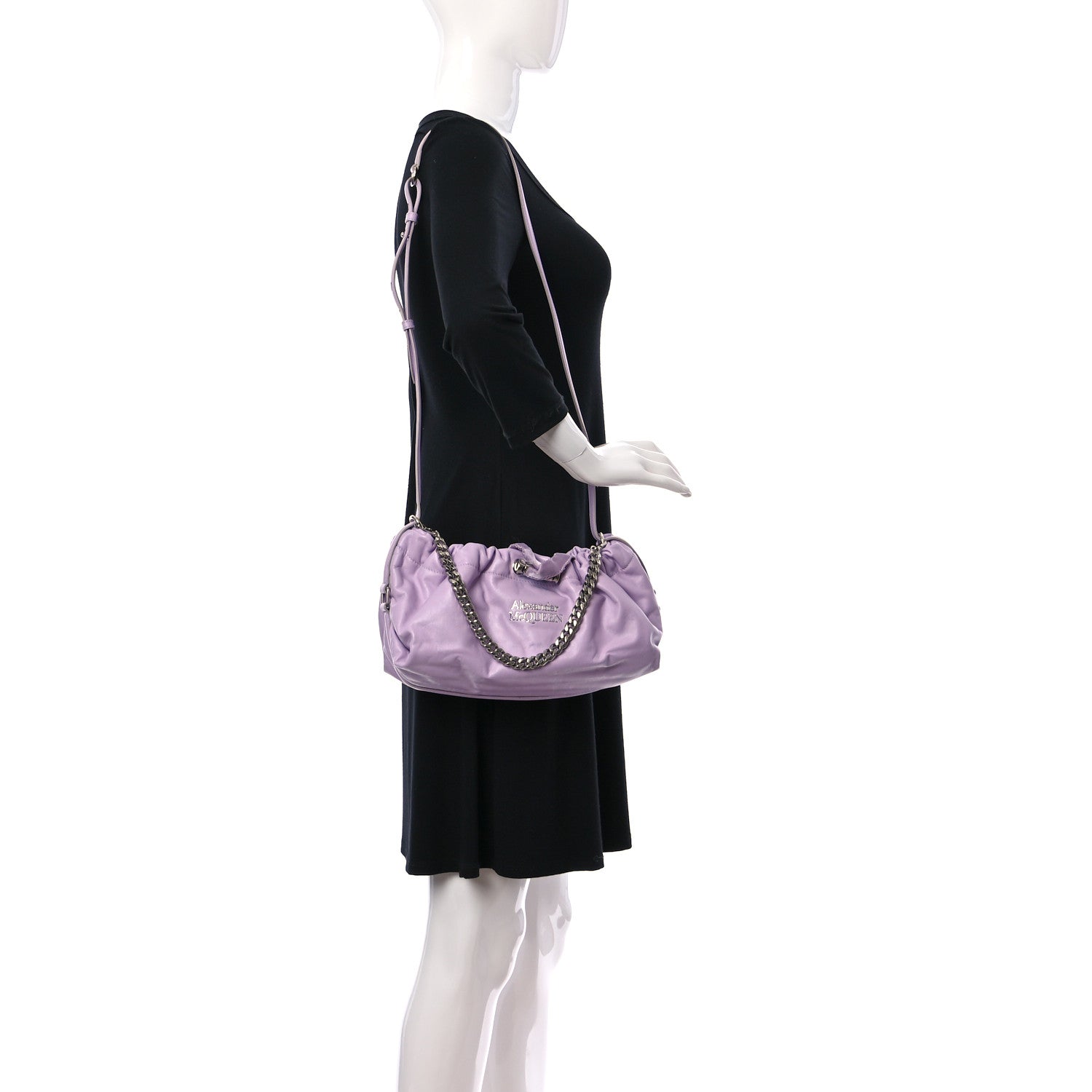 Alexander McQueen Calfskin Mini Bundle Lilac 2 of 10