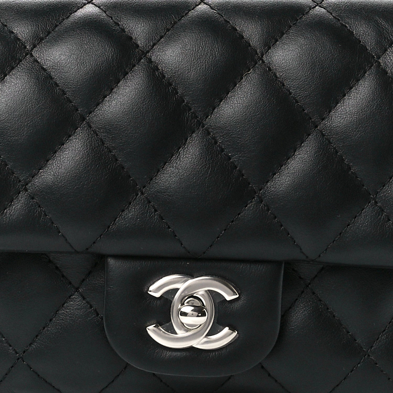 Chanel Calfskin Quilted CC Uniform Flap Belt Bag Black 10 of 13