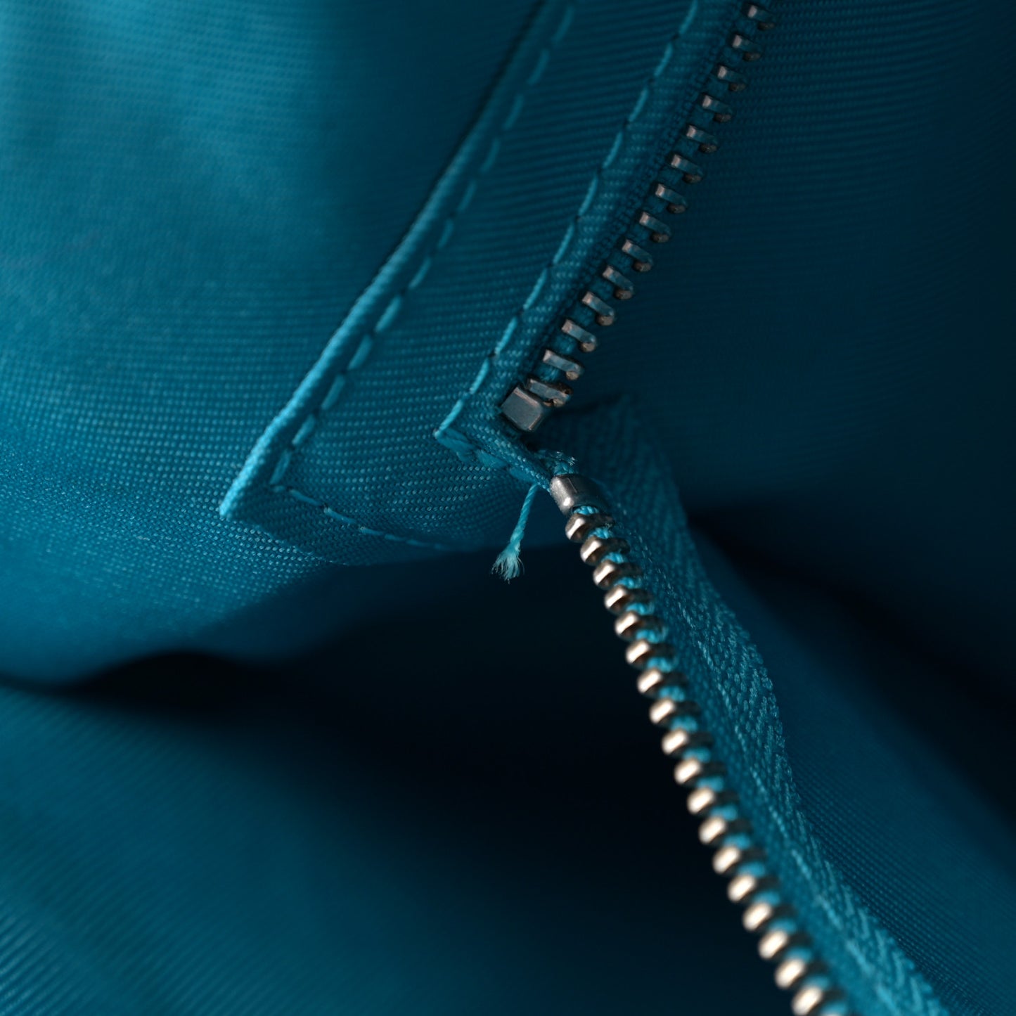 Vegan Leather Medium Shopping Bag Cyan