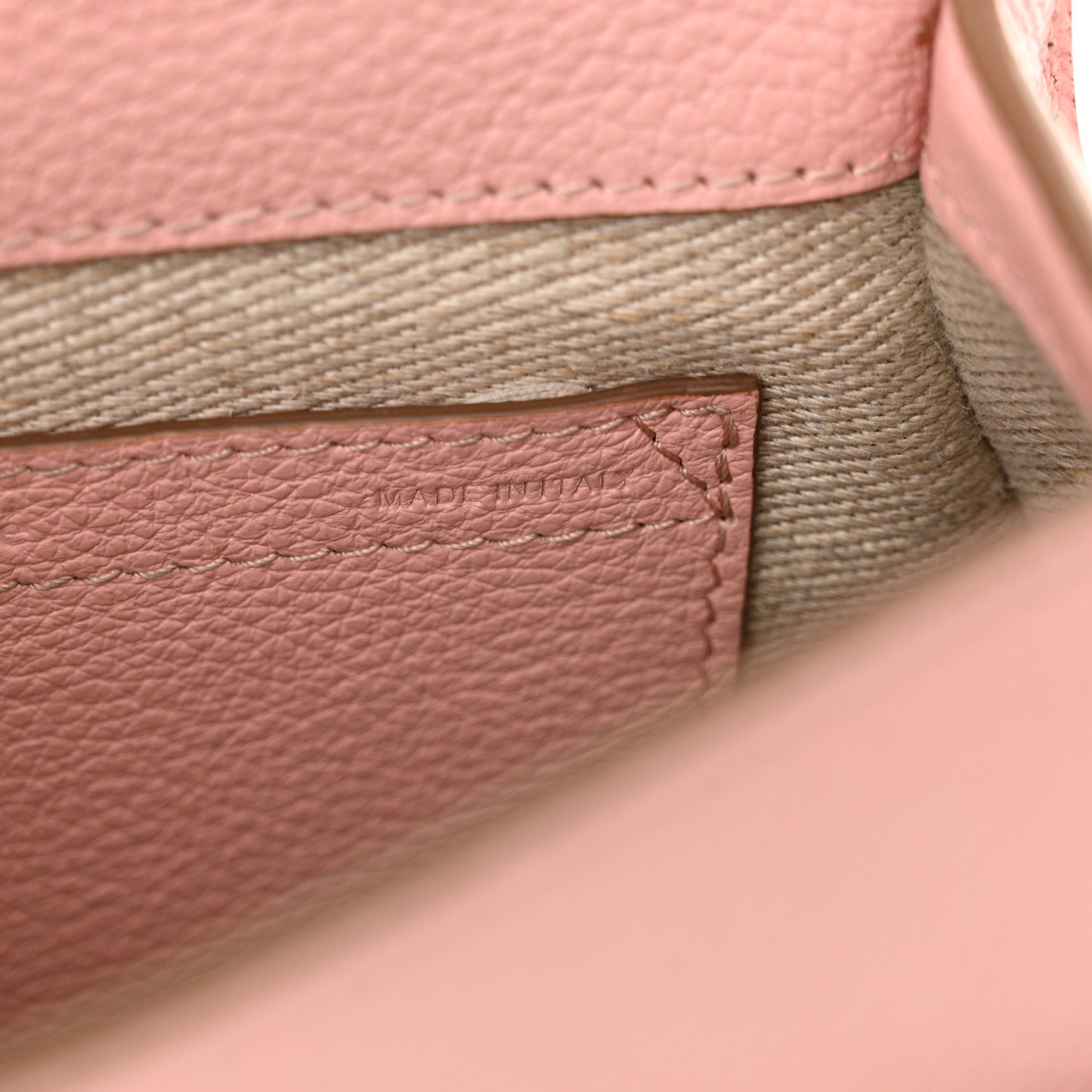 Grained Calfskin Small Marcie Saddle Bag Blossom Pink