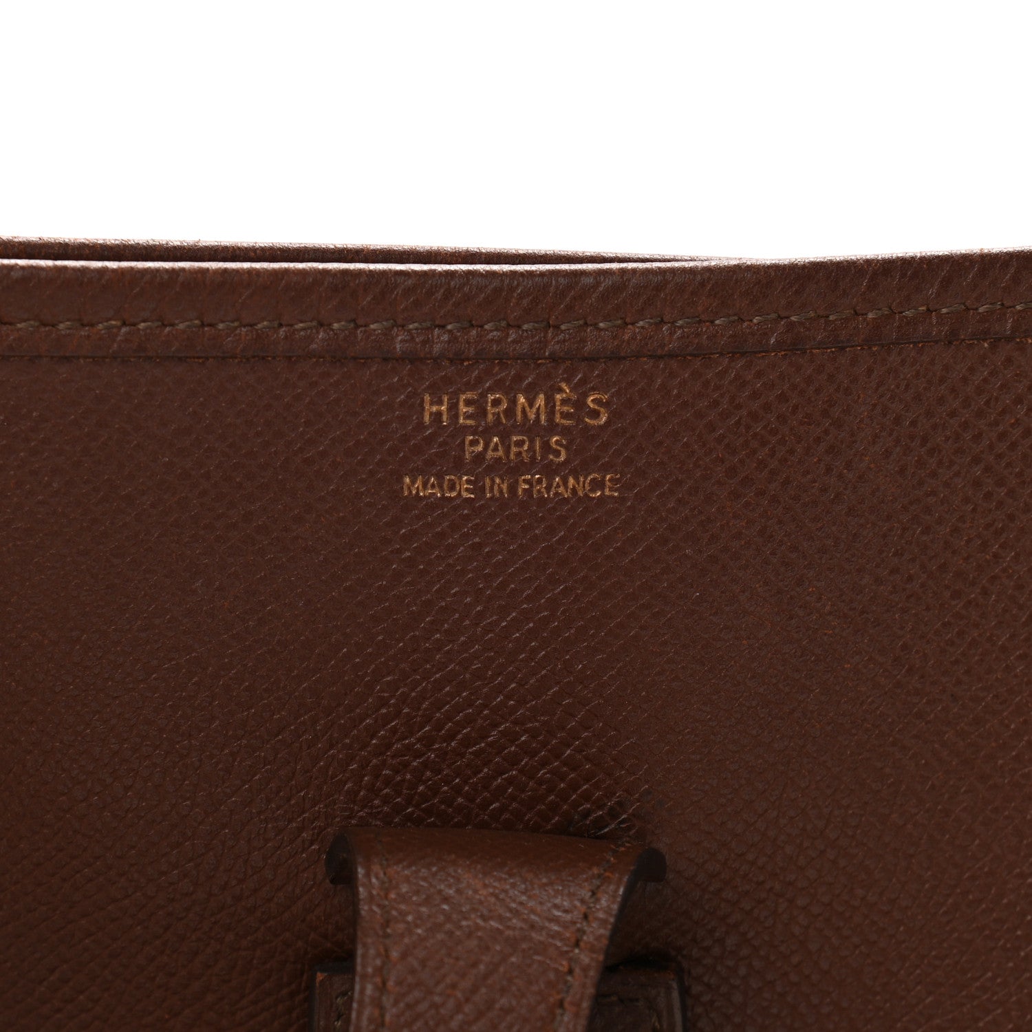 Hermes Courchevel Evelyne GM Chocolate 6 of 9