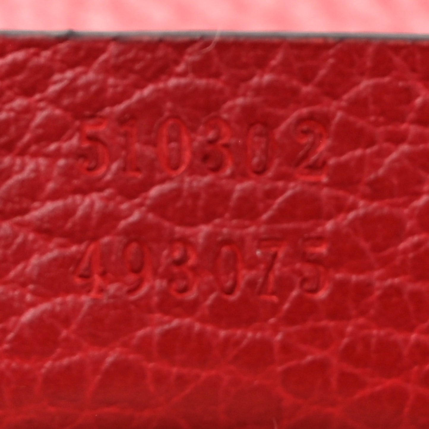 Dollar Calfskin Interlocking G Top Handle Shoulder Bag Red