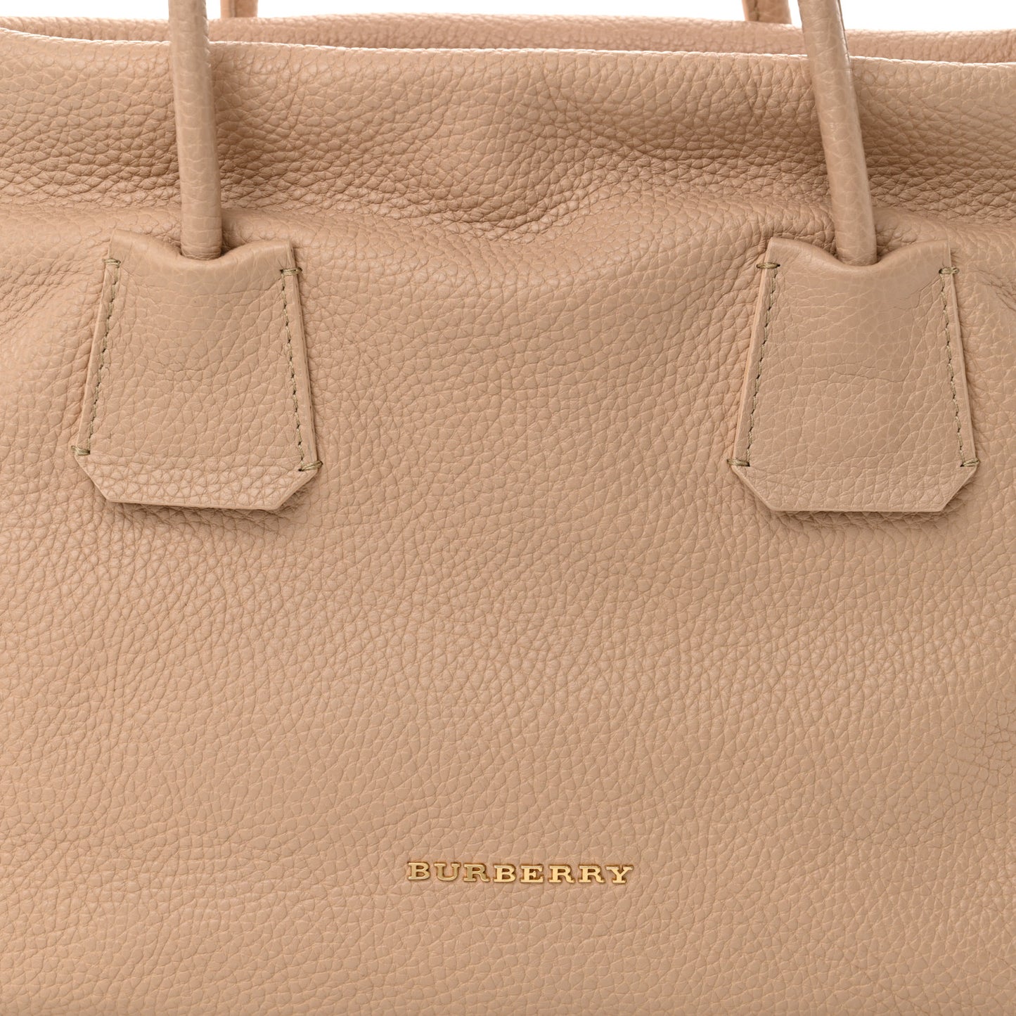 London Grainy Calfskin Medium Baynard Tote Nude