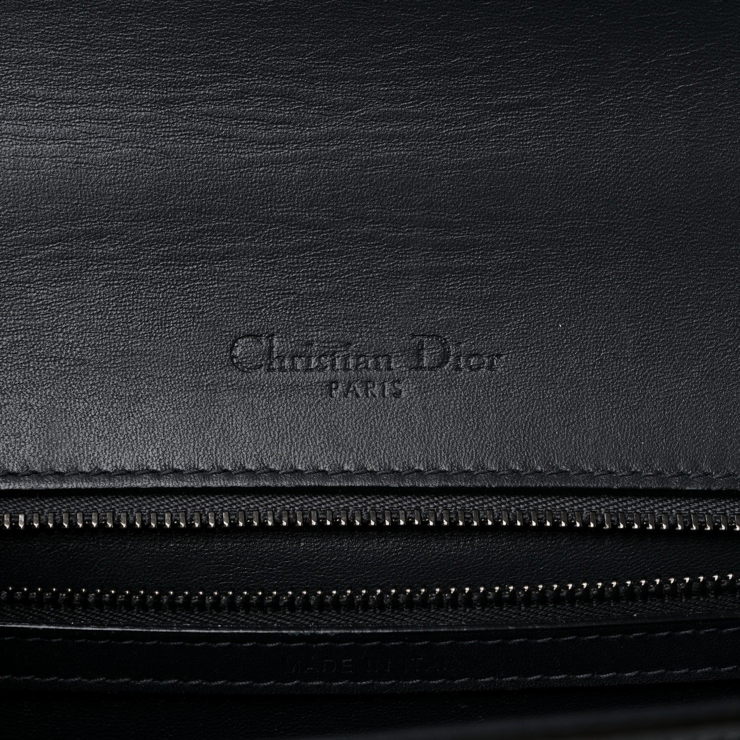 Christian Dior Metallic Patent Micro-Cannage Medium Diorama Flap Bag Onyx Black 6 of 13