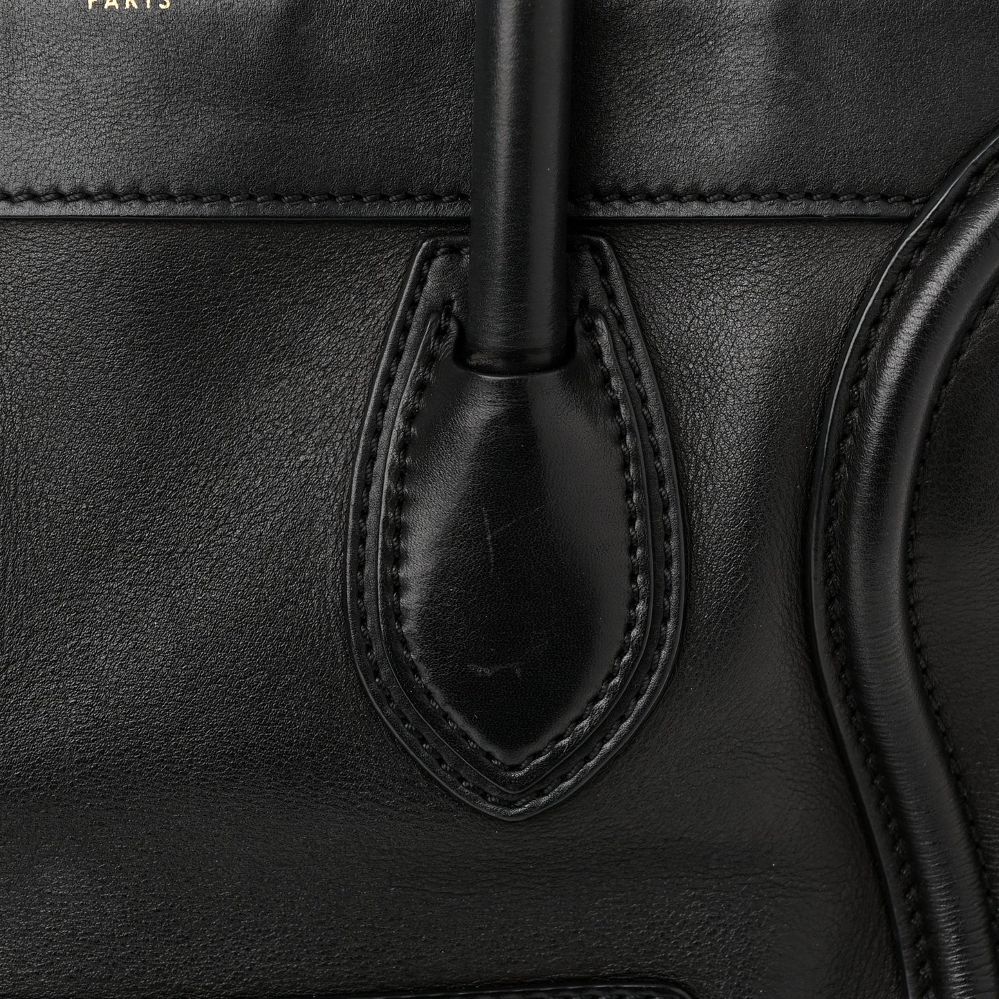 Smooth Calfskin Micro Luggage Black