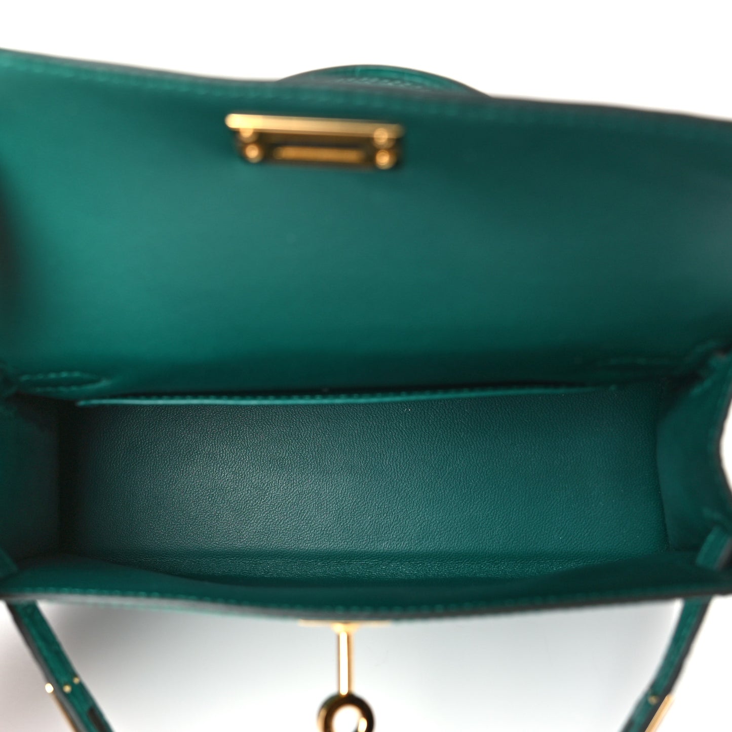 Matte Alligator Mini Kelly Sellier 20 Malachite