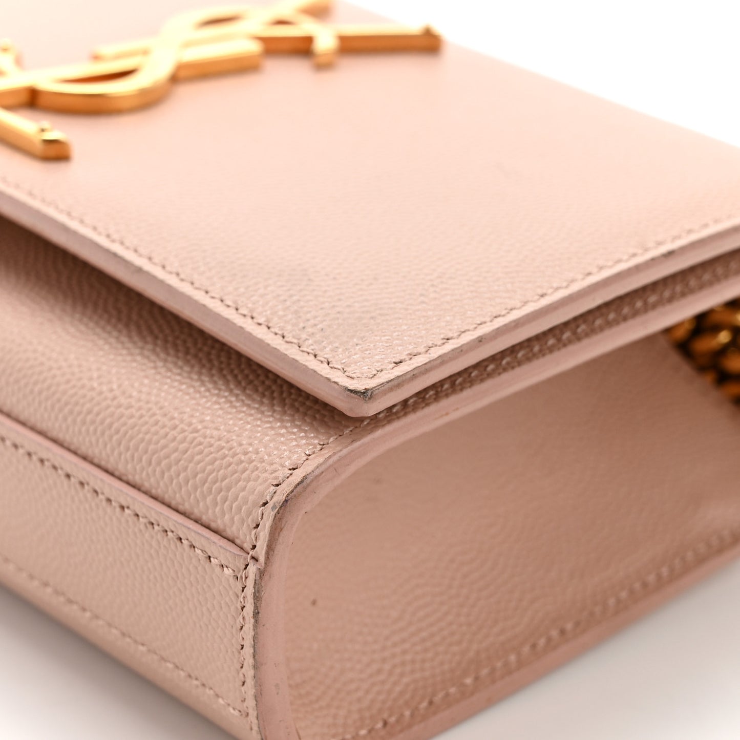 Grain De Poudre Small Monogram Kate Satchel Pale Blush