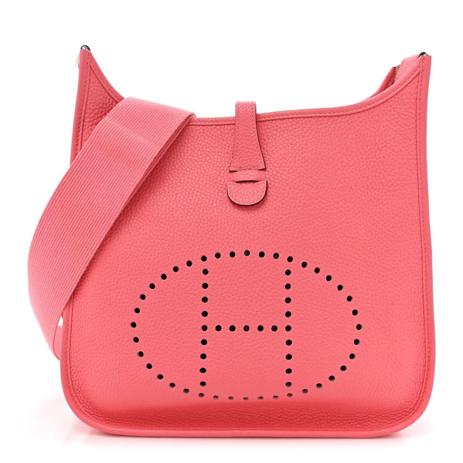 Hermes Taurillon Clemence Evelyne III PM Rose Azalee 1 of 18