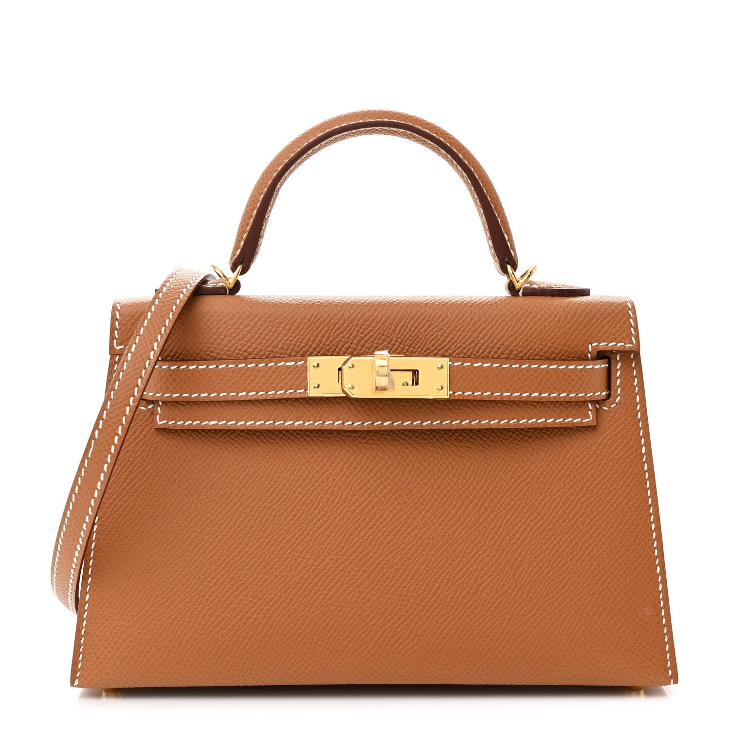 Hermes Epsom Mini Kelly Sellier 20 Gold 1 of 10