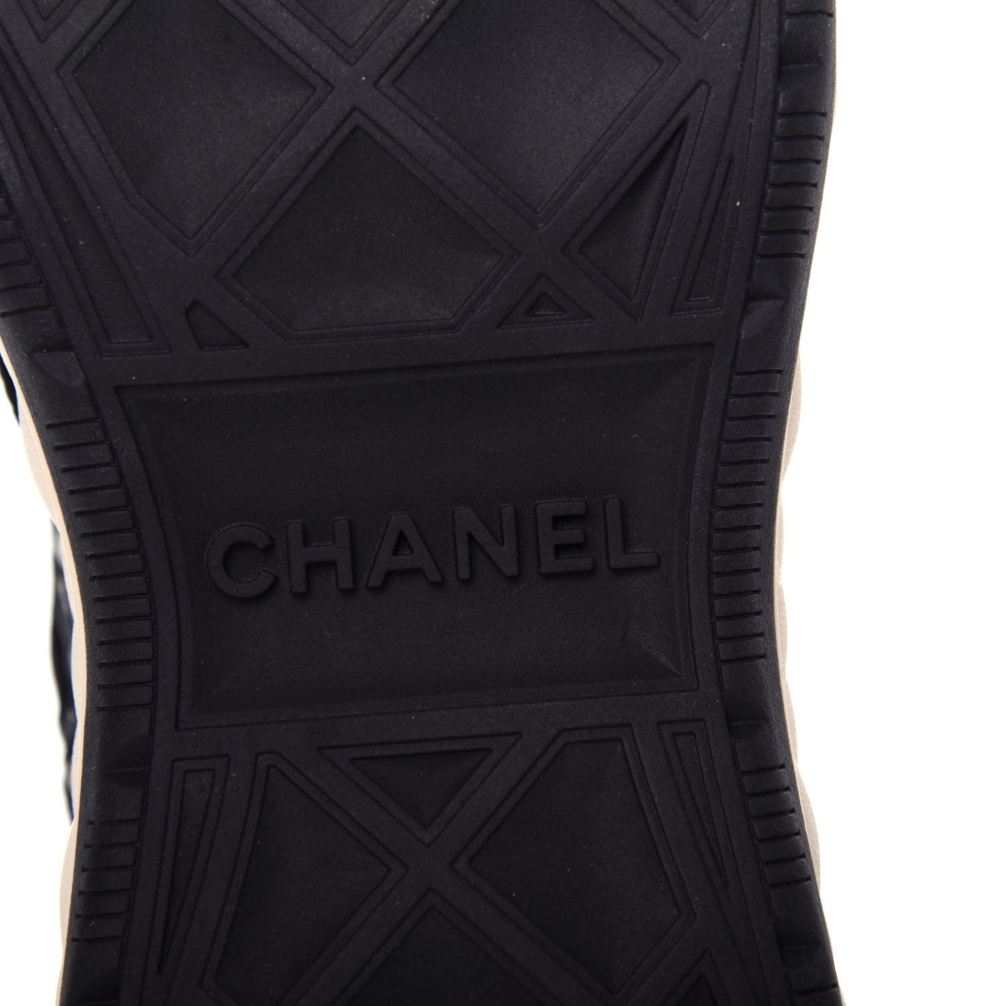 Suede Calfskin Embroidered CC Sneakers 39.5 Black
