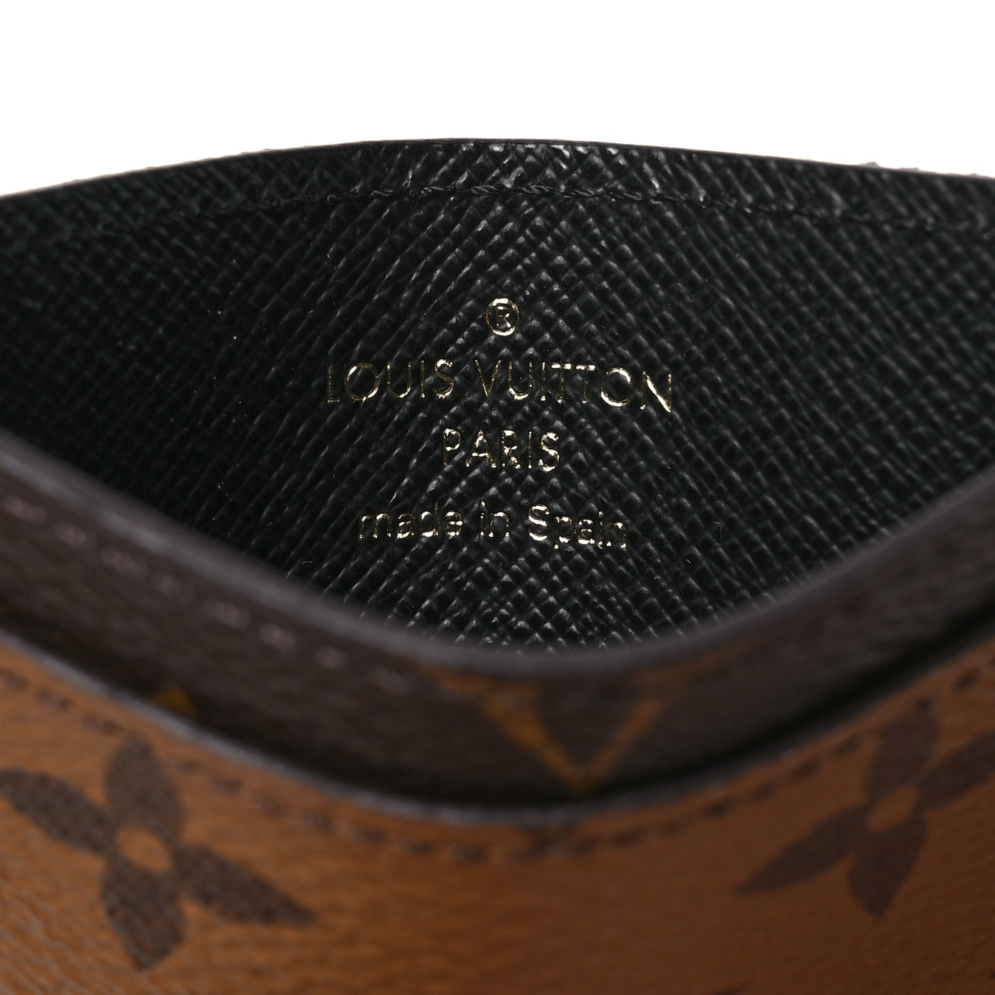 Reverse Monogram Card Holder