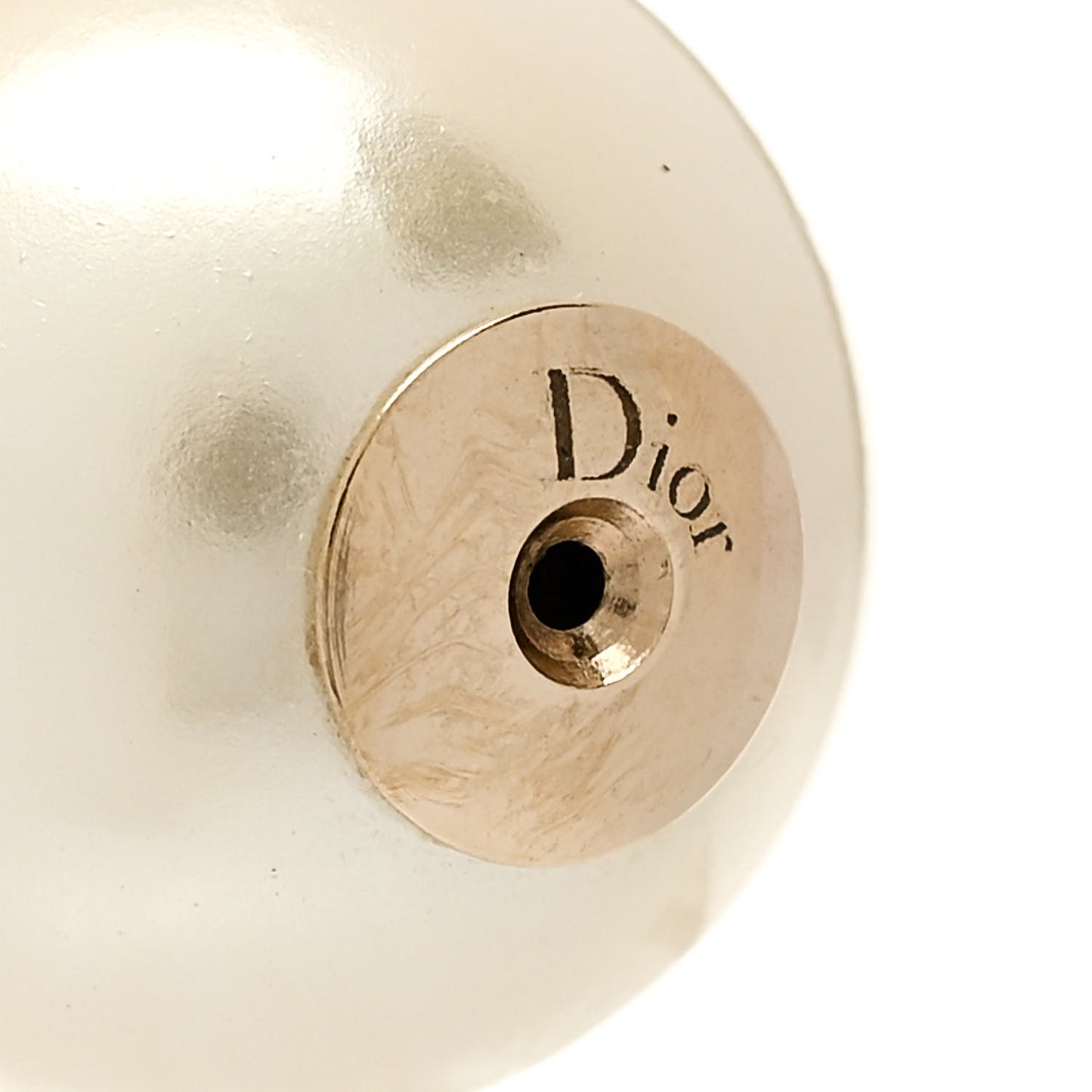 Pearl Mise En Dior Tribal Earrings Gold