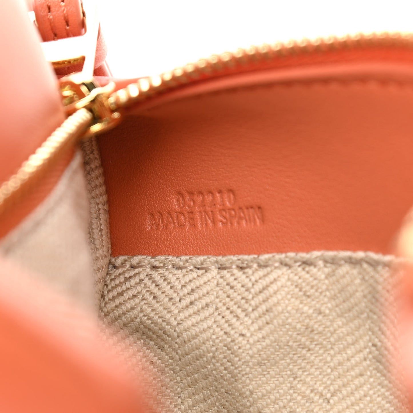 Calfskin Paula's Ibiza Degrade Mini Puzzle Bag Orange