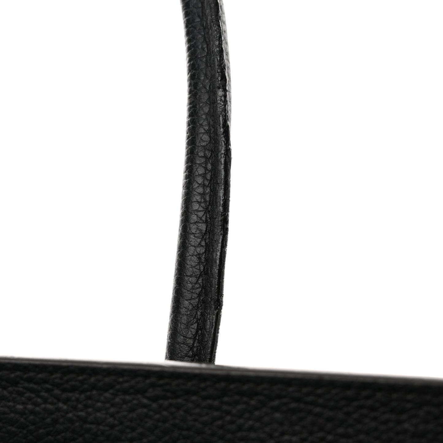 Drummed Calfskin Micro Luggage Black