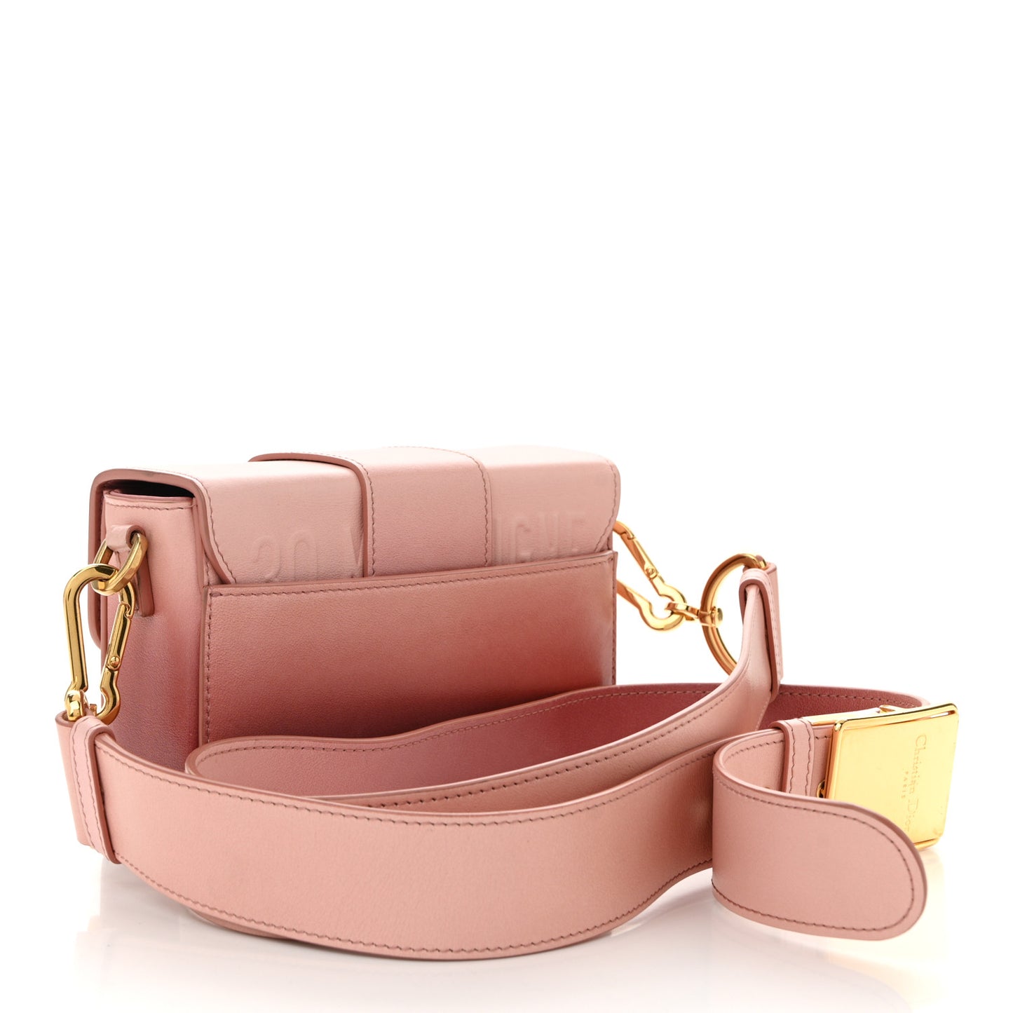 Gradient Smooth Calfskin Gradient 30 Montaigne Box Bag Rose Multicolor