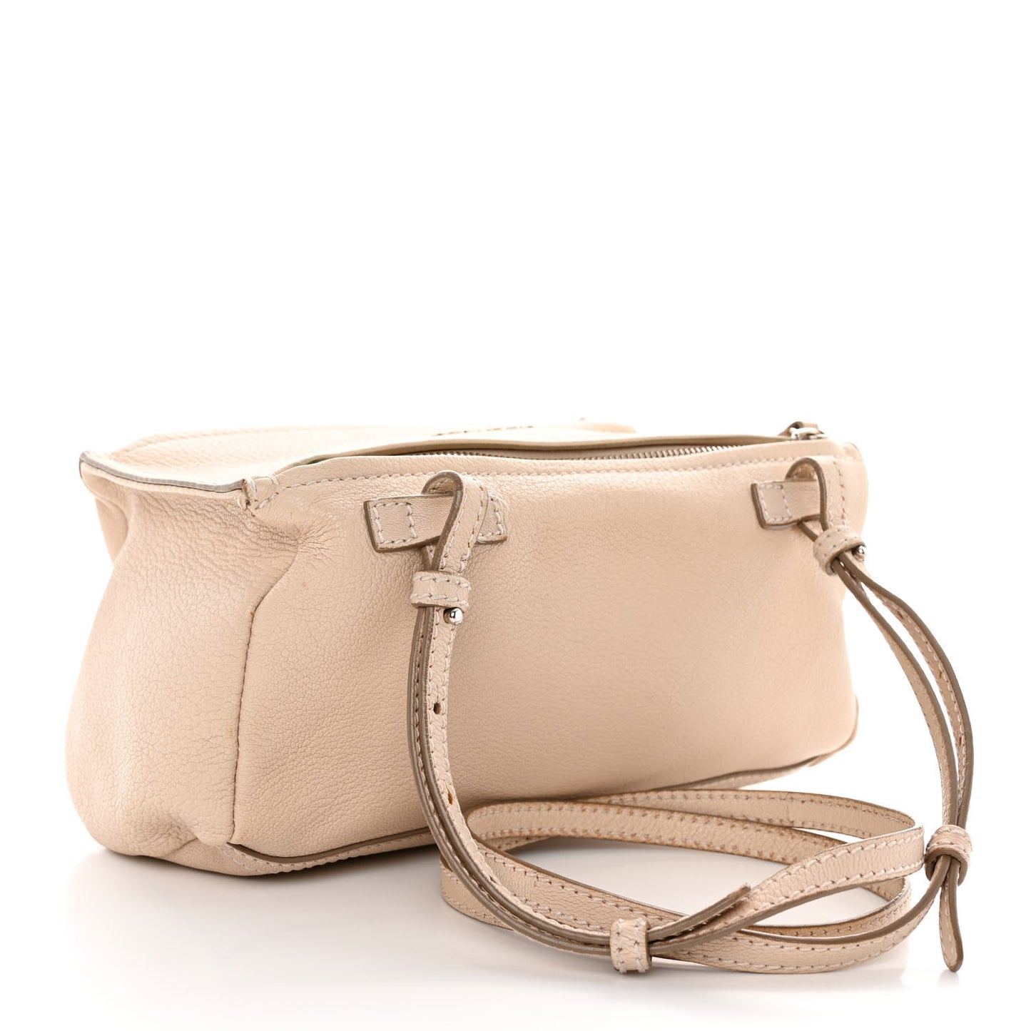 Sugar Goatskin Mini Pandora Beige