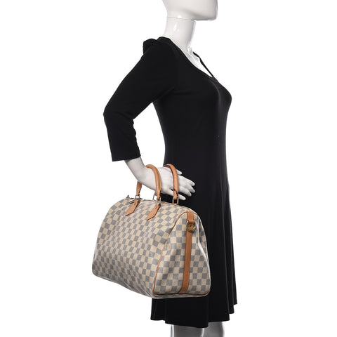 Damier Azur Speedy Bandouliere 35