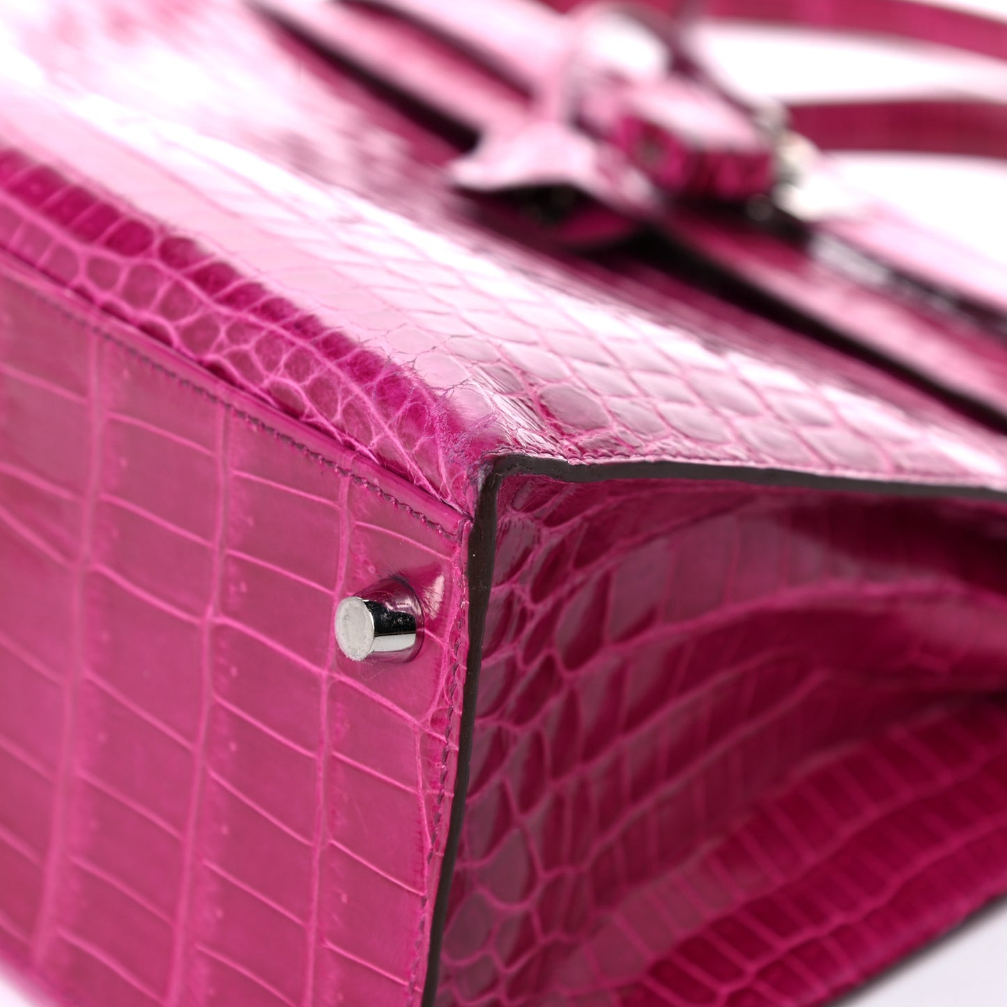 Shiny Niloticus Crocodile Kelly Sellier 32 Rose Scheherazade