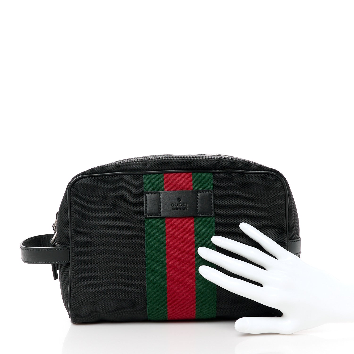 Gucci Techno Canvas Web Toiletry Case Black 2 of 11