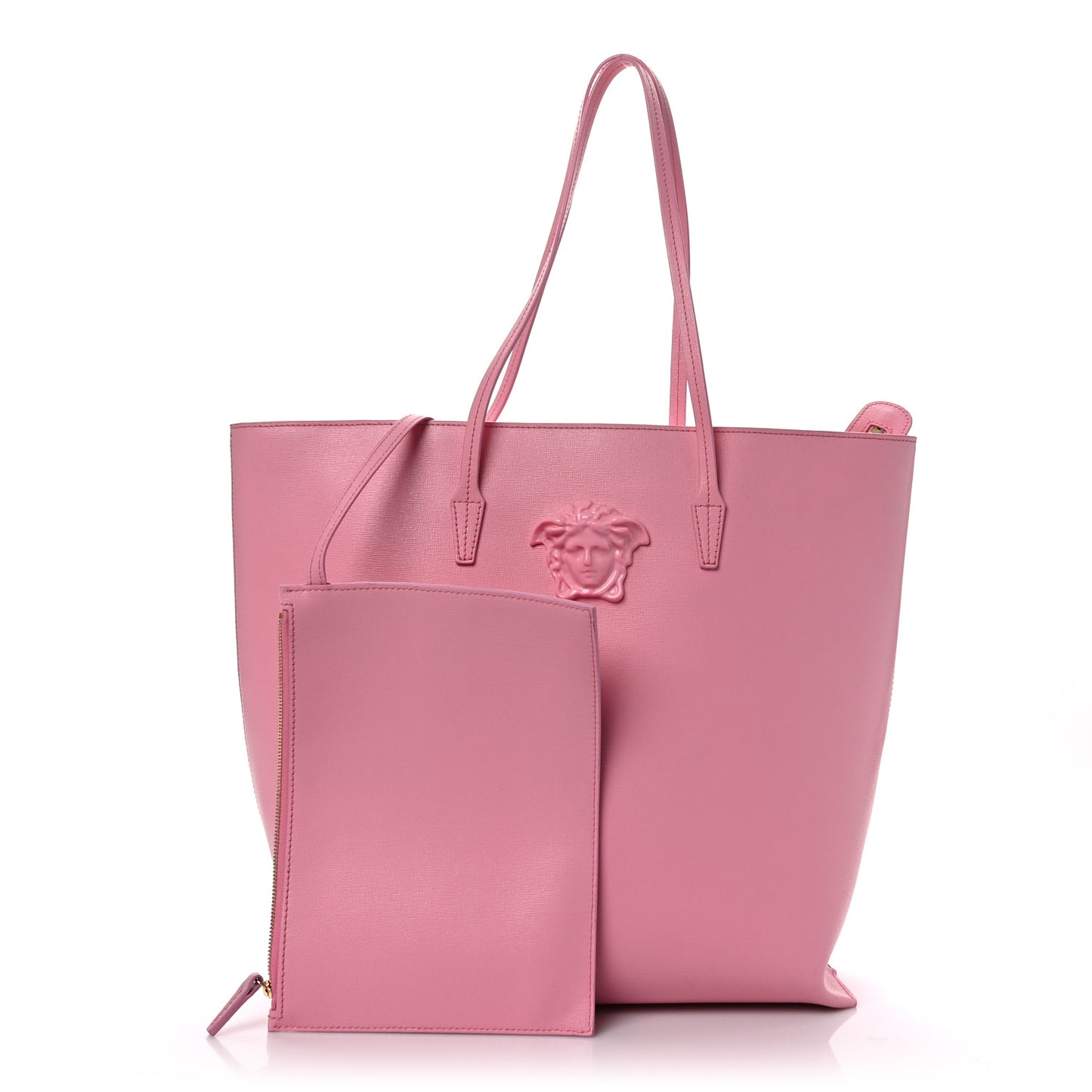 Saffiano Palazzo Medusa Tote Pink