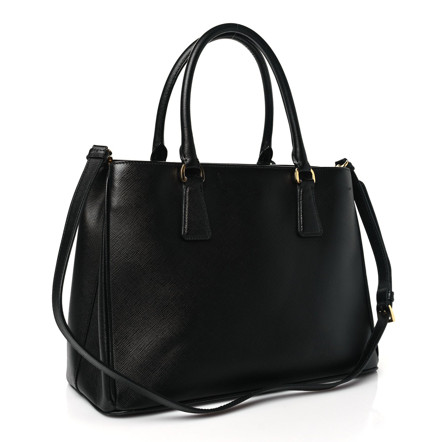 Prada Saffiano Lux Medium Tote Black 3 of 12