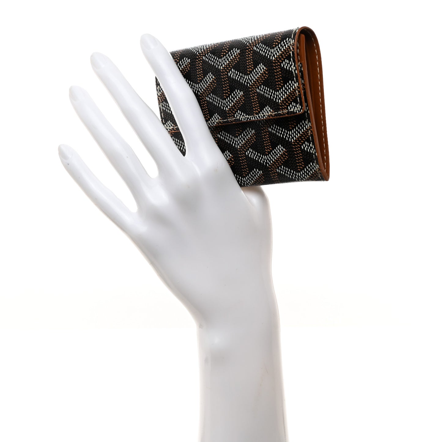 Goyardine Marigny Coin Purse Wallet Black Gold