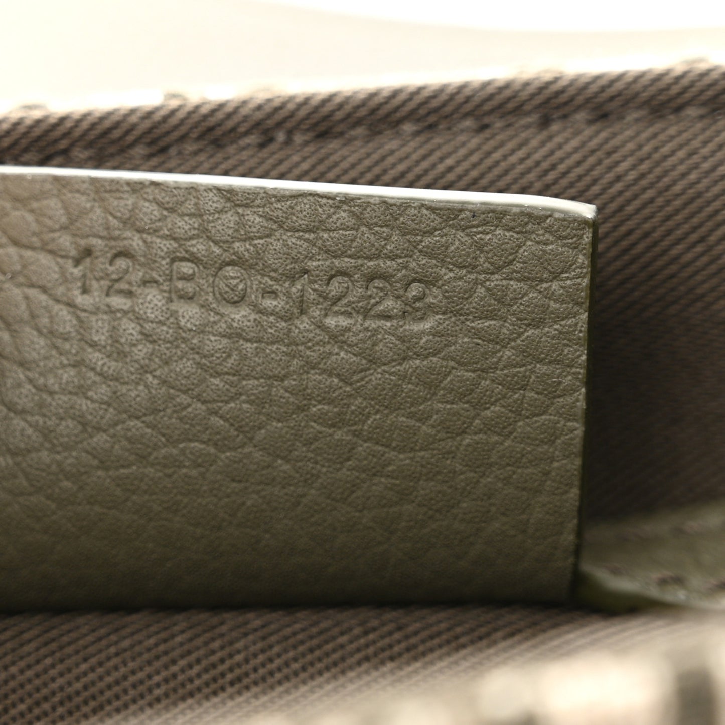 Oblique Jacquard Grained Calfskin Mini Saddle Messenger Bag With Flap Green