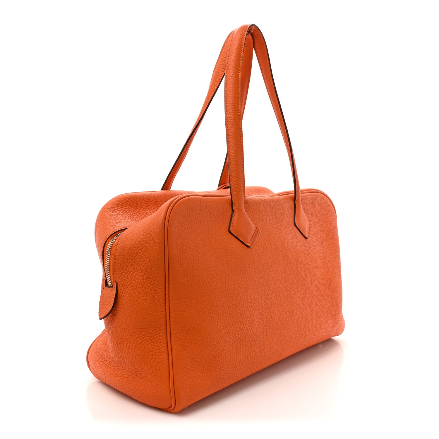 Hermes Taurillon Clemence Victoria II 35 Orange 3 of 14