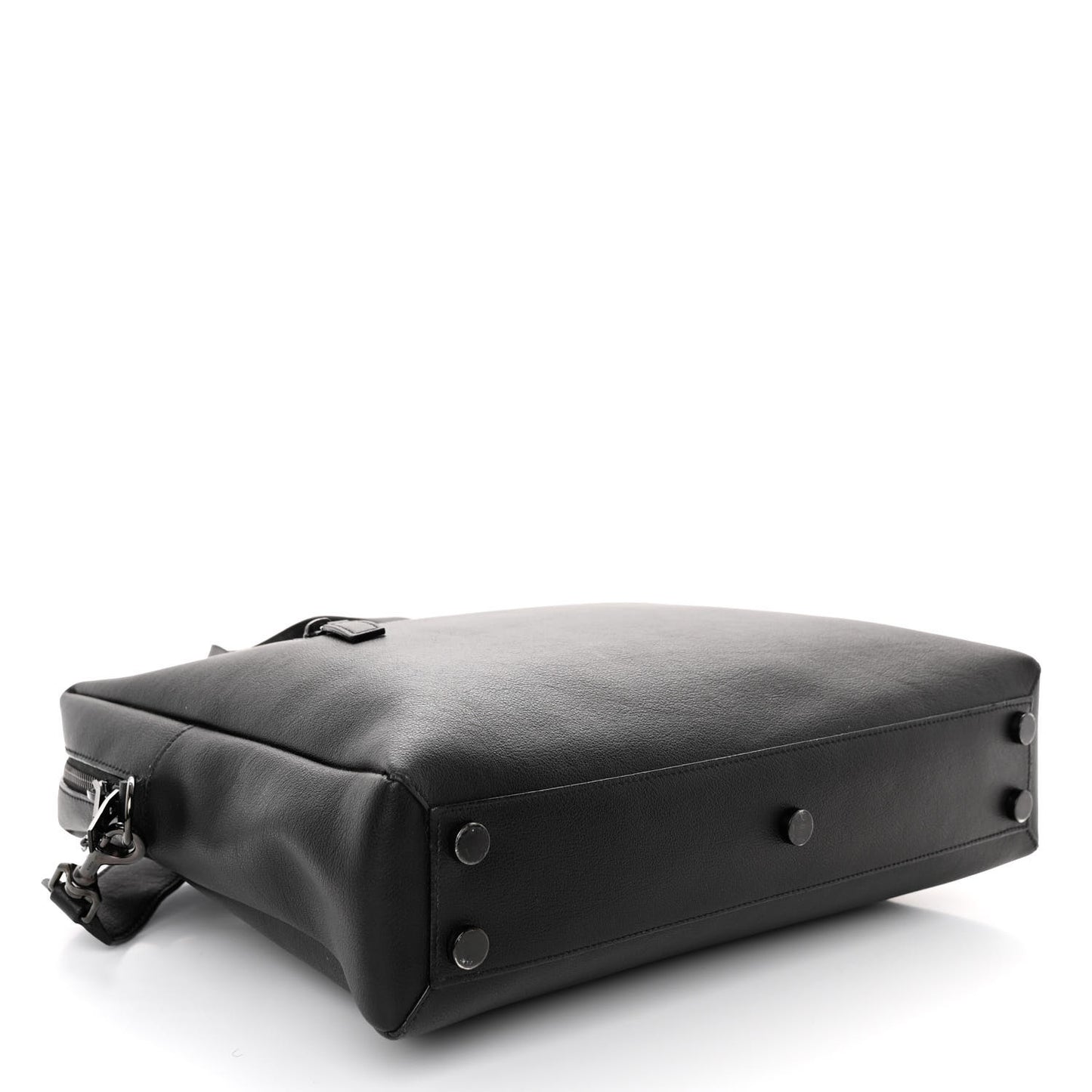 Calfskin Bold Briefcase Black