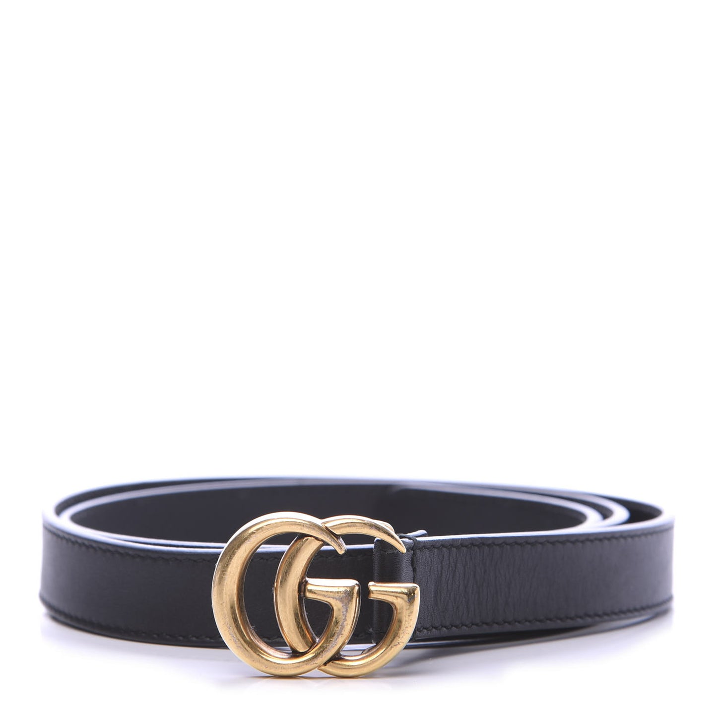 Calfskin Double G 20mm Belt 85 34 Black